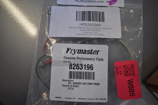 3 BRAND NEW SCRATCH AND DENT! Items; Frymaster 8263196 Kit, Gas/Ocf Lov Temp Probe, Frymaster 8261601 Kt,Hi-Limit T'Stat Elec Pasta, Frymaster 1083870SP Cntrllr Assy,Bk2000r 1814 3 Ln. 3 Times Your Bid! - Image 3 of 5