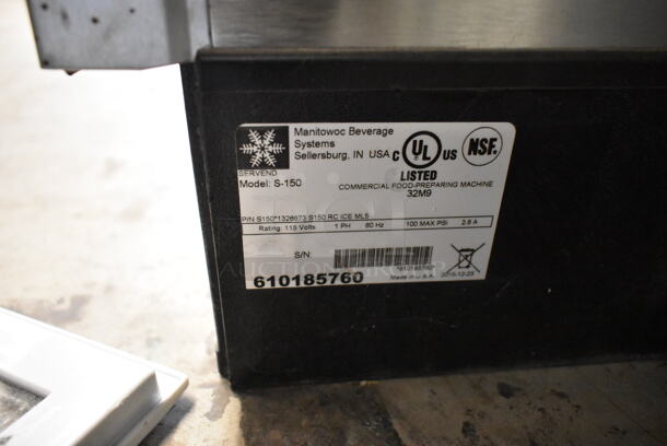 Manitowoc S-150 Metal Commercial Countertop Ice Dispenser. 115 Volts, 1 Phase.  - Image 5 of 5