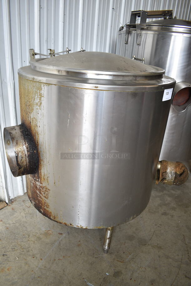 Groen HH/4-40 Stainless Steel Commercial Floor Style Propane Gas Powered 40 Gallon Steam Kettle.  - Image 2 of 7