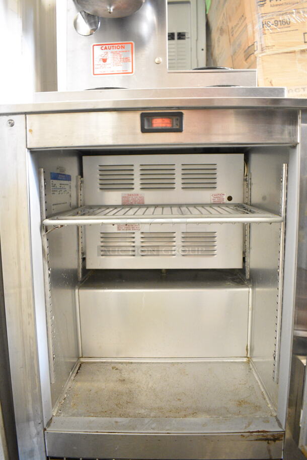 Beverage Air UCR20 Stainless Steel Commercial Single Door Undercounter Cooler. 115 Volts, 1 Phase. Tested and Working! - Image 2 of 4
