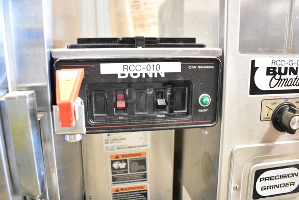 2018 Bunn CWTF15-TC Stainless Steel Commercial Countertop Coffee Machine w/ Hot Water Dispenser. 120 Volts, 1 Phase.  - Image 3 of 4
