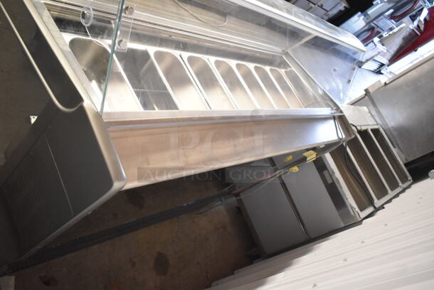 Sevel SLM-8 GELATO Stainless Steel Commercial Floor Style Gelato Case. 220 Volts.  - Image 3 of 4