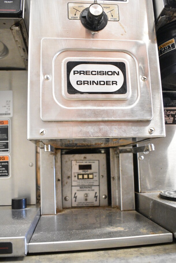 Bunn G92 INT Stainless Steel Commercial Countertop Coffee Bean Grinder. 120 Volts, 1 Phase. Tested and Working! - Image 2 of 5