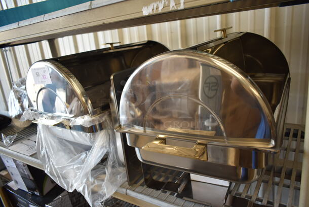 2 BRAND NEW SCRATCH AND DENT! Stainless Steel Roll Top Chafer. 2 Times Your Bid! - Image 4 of 4