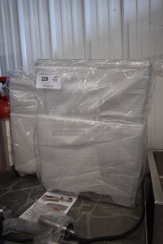 2 Sets of BRAND NEW! Poly Hoppers for Refrigerated Beverage Machine. 2 Times Your Bid!