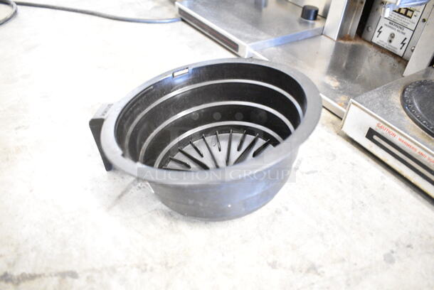 Bunn ST-15 Stainless Steel Commercial Countertop 3 Burner Coffee Machine w/ Poly Brew Basket. 120 Volts, 1 Phase.  - Image 4 of 6