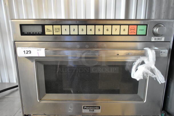 2017 Panasonic NE-3280 Stainless Steel Commercial Countertop Microwave Oven. 208/230 Volts, 1 Phase.  - Image 1 of 4