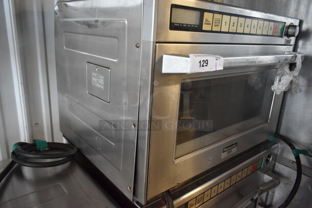 2017 Panasonic NE-3280 Stainless Steel Commercial Countertop Microwave Oven. 208/230 Volts, 1 Phase.  - Image 3 of 4