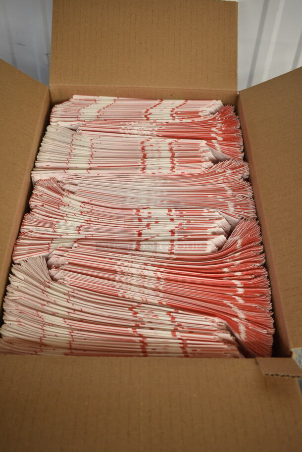 3 BRAND NEW SCRATCH AND DENT! Items; 38020531M Carnival King 3 1/2" x 2 1/4" x 8 1/4" 1 oz. Popcorn Bag - 1000/Case, 2 Metal Pieces. 3 Times Your Bid!  - Image 3 of 4