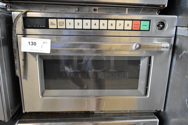 Panasonic NE-3280 Stainless Steel Commercial Countertop Microwave Oven. 208/230 Volts, 1 Phase.  - Image 1 of 3