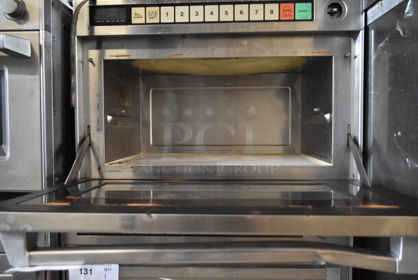 Panasonic NE-3280 Stainless Steel Commercial Countertop Microwave Oven. 208/230 Volts, 1 Phase.  - Image 2 of 3