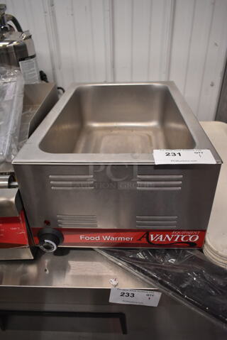 2023 Avantco 177W50 Stainless Steel Commercial Food Warmer. 120 Volts, 1 Phase. Tested and Working!