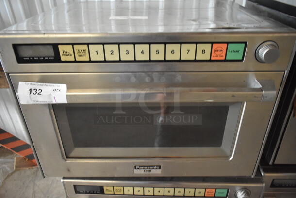 2016 Panasonic NE-3280 Stainless Steel Commercial Countertop Microwave Oven. 208/230 Volts, 1 Phase.  - Image 1 of 3