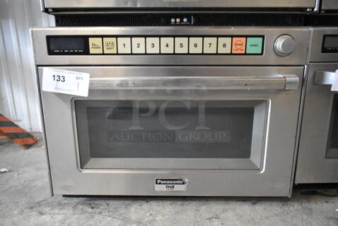 Panasonic NE-3280 Stainless Steel Commercial Countertop Microwave Oven. 208/230 Volts, 1 Phase. 