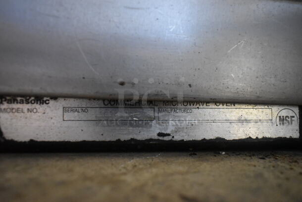 Panasonic NE-3280 Stainless Steel Commercial Countertop Microwave Oven. 208/230 Volts, 1 Phase.  - Image 4 of 4