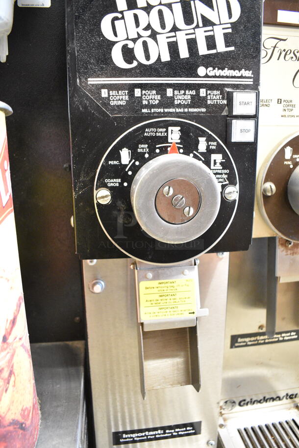 Grindmaster 875 Metal Commercial Countertop Coffee Bean Grinder. 115 Volts, 1 Phase. Tested and Working! - Image 2 of 5