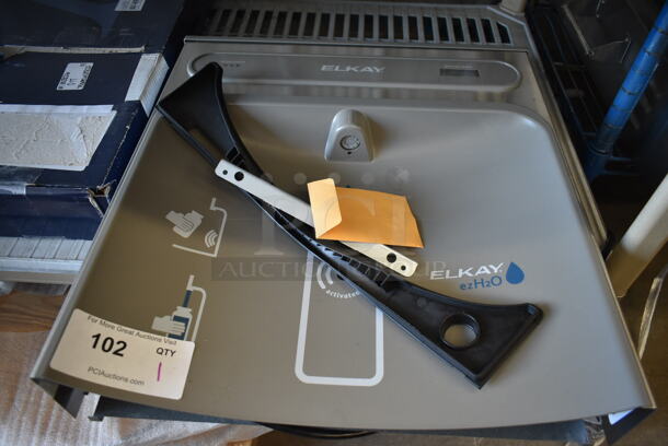 BRAND NEW SCRATCH AND DENT! Elkay LZWSR_1D Light Gray Filtered Bottle Filling Station Add-On Kit with Touchless Sensor Activation for Pushbar-Activated EZ Style Water Coolers - Image 2 of 4