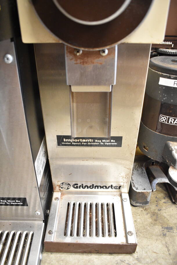 Grindmaster 850-A Metal Commercial Countertop Coffee Bean Grinder. 115 Volts, 1 Phase. Tested and Working! - Image 3 of 5