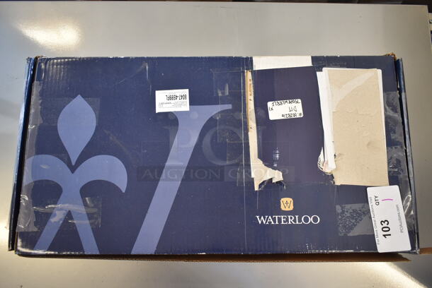 BRAND NEW SCRATCH AND DENT! Waterloo 750PRWL88LF 0.65 GPM Low Profile Wall-Mounted Pre-Rinse Faucet with 8" Centers and 8" Add-on Faucet - Image 2 of 4