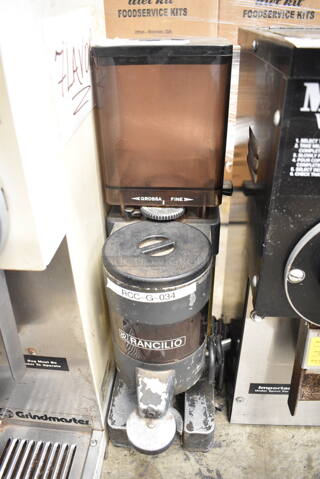 Rancilio MD50 Metal Commercial Countertop Espresso Bean Grinder. 115 Volts, 1 Phase. Tested and Working! 