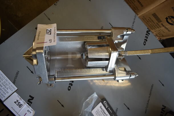 BRAND NEW SCRATCH AND DENT! Garde Metal Commercial Countertop Heavy-Duty 6-Wedge Potato / Fry Cutter with Suction Cup Feet - Image 5 of 9