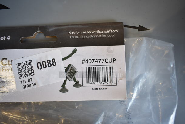 BRAND NEW SCRATCH AND DENT! Garde Metal Commercial Countertop Heavy-Duty 6-Wedge Potato / Fry Cutter with Suction Cup Feet - Image 8 of 9