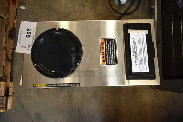 BRAND NEW SCRATCH AND DENT! 2024 Bunn VPR Stainless Steel Commercial Countertop Coffee Machine. Does Not Have Brew Basket or Pots. 120 Volts, 1 Phase.  - Image 4 of 7