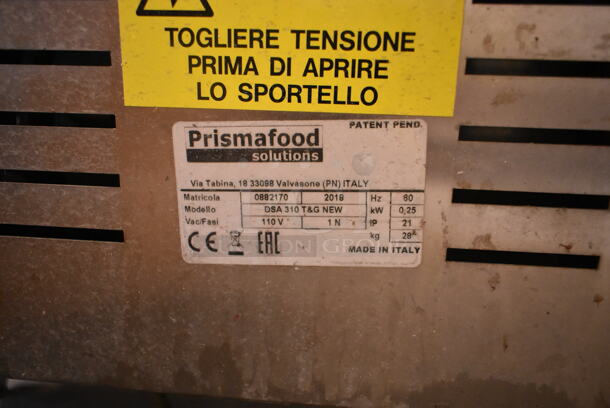 Prismafood DSA 310 Stainless Steel Commercial Countertop Dough Sheeter. 110 Volts, 1 Phase. Tested and Working! - Image 6 of 6