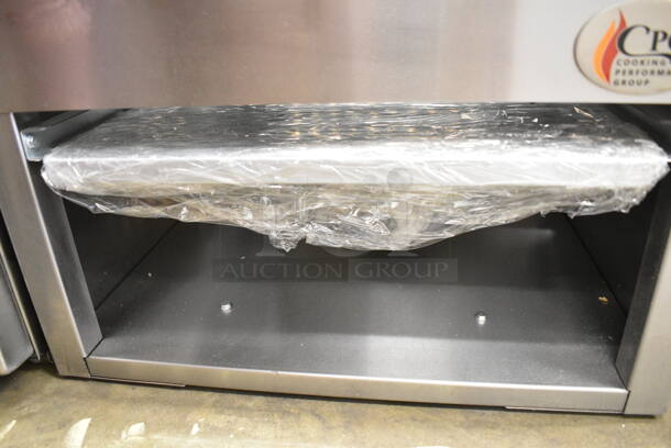 BRAND NEW SCRATCH AND DENT! Cooking Performance Group CPG 351CPGSP18N Stainless Steel Commercial Countertop Natural Gas Stock Pot Range. 80,000 BTU. - Image 6 of 8