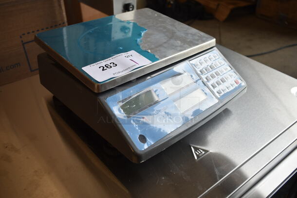 BRAND NEW SCRATCH AND DENT! AvaWeigh 334PCS15 Countertop 15 lb. Digital Price Computing Scale. Tested and Working! - Image 3 of 6