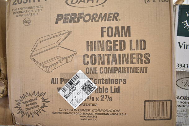 PALLET LOT of 35 BRAND NEW Boxes Including 394365L Noble Products Powder-Free Disposable Clear Vinyl Gloves for Foodservice - Large - 1000/Case, 347SP10WH Visions Florence 10" Square White Plastic Plate - 120/Case, 5008W Choice 8 oz. Tall White Poly Paper Hot Cup - 1000/Case, 2 Box 129MCR32B Choice 32 oz. Black Round Microwavable Heavy Weight Container with Lid 7 1/4" - 150/Case, 394365XL Noble Products Powder-Free Disposable Clear Vinyl Gloves for Foodservice - Extra Large - 1000/Case, 500CC16 Choice Clear PET Customizable Plastic Cold Cup - 16 oz. - 1000/Case, Arcoroc 43716 10 oz Nonic Tumbler, 966TALLFLDB Choice White Tall-Fold 6" x 13" Dispenser Napkin - 8000/Case, Dart 205HT1 White Foam Take Out Container with Perforated Hinged Lid 9" x 6" x 3" - 200/Case, 3 Box 5001RT800B Lavex 8" White Hardwound Paper Towel, 800 Feet / Roll - 6/Case, 395RP09 EcoChoice Compostable Sugarcane / Bagasse 9" Plate - 500/Case, 2 Box 8195 Lunch Tray, 02115 Bell Aire Multi Fold Towels, 2 Box 966UPWIDEB-500 OneUp by Choice White 2-Ply Wide Interfold 6 1/2" x 8 1/2" Dispenser Napkin - 6000/Case, 2 Box 347RP9WHSS Visions Wave 9" White Plastic Plate - 180/Case, 2 Box T Shirt Bags. 35 Times Your Bid! - Image 7 of 12