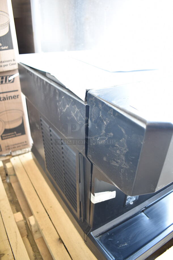 BRAND NEW SCRATCH AND DENT! 2024 Scotsman HID207AX-1A Meridian Compact Nugget Ice Machine with 7 lb. Bin, Touch-Free Ice and Water Dispensing. 115 Volts, 1 Phase.  - Image 4 of 6