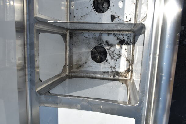 BRAND NEW SCRATCH AND DENT! Steelton 522CS31014LR 54" 18-Gauge Stainless Steel Three Compartment Commercial Sink with 2 Drainboards - 10" x 14" x 12" Bowls. No Legs.  - Image 6 of 8