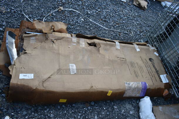 BRAND NEW SCRATCH AND DENT! Foundations 100SSE-SM Surface-Mount Extended Length Stainless Steel Adult / Child Special Needs Changing Station / Table - Image 2 of 3