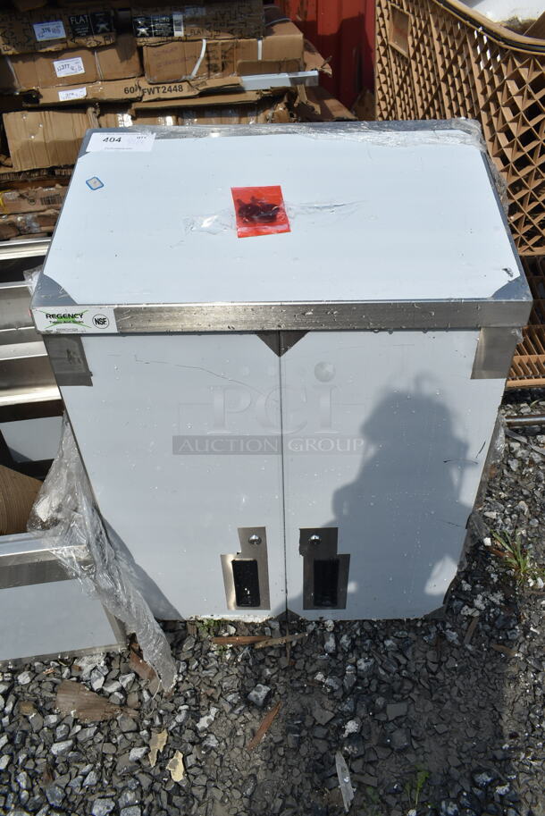 BRAND NEW SCRATCH AND DENT! Regency 600WCH1524 24" Stainless Steel Wall Cabinet with Hinged Doors - Image 2 of 5