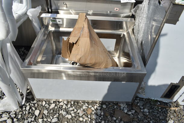 BRAND NEW SCRATCH AND DENT! Regency 600B21014 2 Bowl Underbar Sink - 26 1/2" x 18 3/4" - Image 2 of 5
