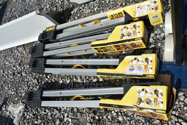 4 BRAND NEW SCRATCH AND DENT! DeWalt DWST11155 Metal Collapsible Sawhorses. 4 Times Your Bid! - Image 3 of 7