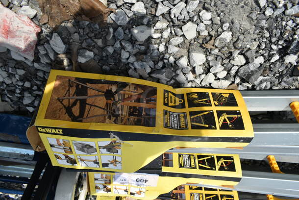 4 BRAND NEW SCRATCH AND DENT! DeWalt DWST11155 Metal Collapsible Sawhorses. 4 Times Your Bid! - Image 4 of 7