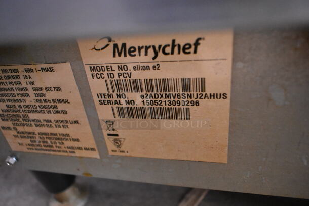 2015 Merrychef eikon e2 Stainless Steel Commercial Countertop Electric Powered Slimline Rapid Cook Oven. 208/240 Volts, 1 Phase.  - Image 6 of 6