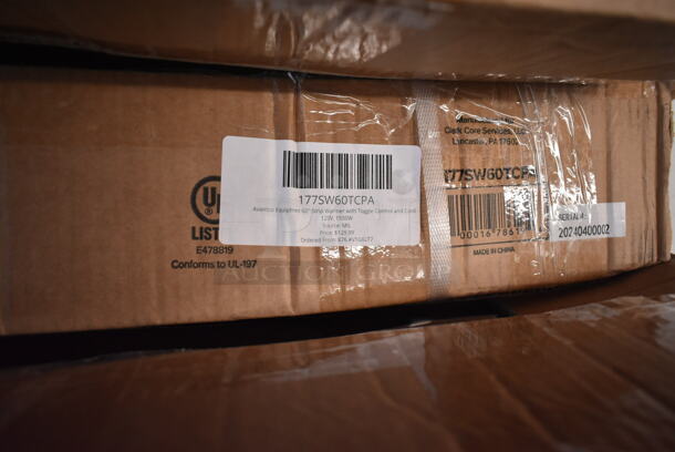 2 BRAND NEW SCRATCH AND DENT! Items; Avantco 177SW60INHA 60" Strip Warmer with Adjustable Infinite Control and Avantco 177SW60TCPA 60" Strip Warmer with Toggle Control. 120 Volts, 1 Phase. 2 Times Your Bid!  - Image 7 of 7