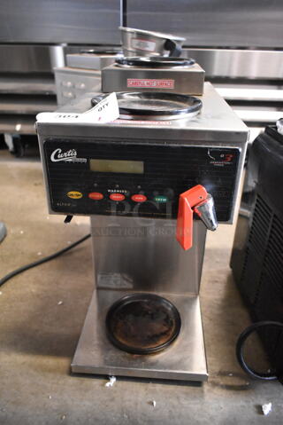 Curtis ALP3GT63A018 Stainless Steel Commercial Countertop Coffee Machine w/ Hot Water Dispenser. 120/220 Volts, 1 Phase.