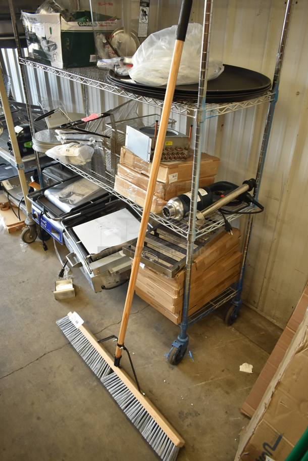 BRAND NEW SCRATCH AND DENT! 
 Rubbermaid 36" Push Broom - Image 1 of 4