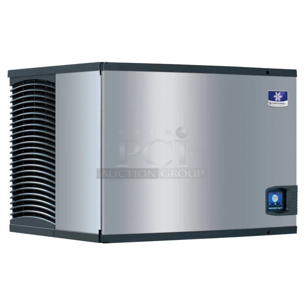 BRAND NEW SCRATCH AND DENT! 2024 Manitowoc IDT1500A-263E Stainless Steel Commercial Indigo NXT Series 48" Full Size Cube Ice Machine. 1830 lb. 208-230 Volts, 3 Phase.  - Image 1 of 7