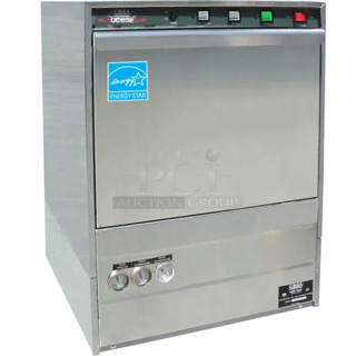 BRAND NEW SCRATCH AND DENT! 2024 CMA UC65e ENERGY STAR Stainless Steel Commercial Hi Temp  High Temperature Undercounter Dishwasher. 115/208-230 Volts, 1 Phase. 