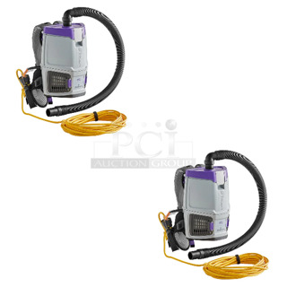 2 BRAND NEW SCRATCH AND DENT! Items Including 196107747 ProTeam GoFit 3 107747 3 Qt. Backpack Vacuum with 2-Piece Wand and Xover Multi-Surface Tool - 120V and 196107748 ProTeam GoFit 3 107748 3 Qt. Backpack Vacuum with Telescoping Wand and Xover Multi-Surface Tool - 120V. 2 Times Your Bid! 