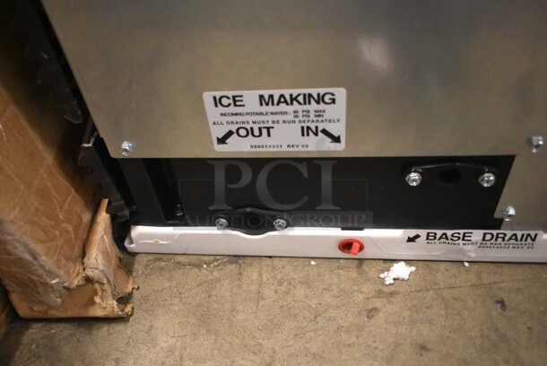 BRAND NEW SCRATCH AND DENT! 2024 Manitowoc IDT1500A-263E Stainless Steel Commercial Indigo NXT Series 48" Full Size Cube Ice Machine. 1830 lb. 208-230 Volts, 3 Phase.  - Image 6 of 7