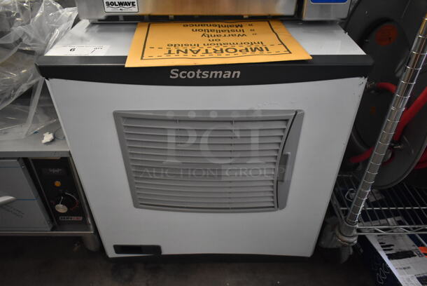 BRAND NEW SCRATCH AND DENT! 2024 Scotsman NS0422A-1B Stainless Steel Commercial Prodigy Plus Series 22" Nugget Ice Machine. 420 lb. 115 Volts, 1 Phase.  - Image 2 of 5