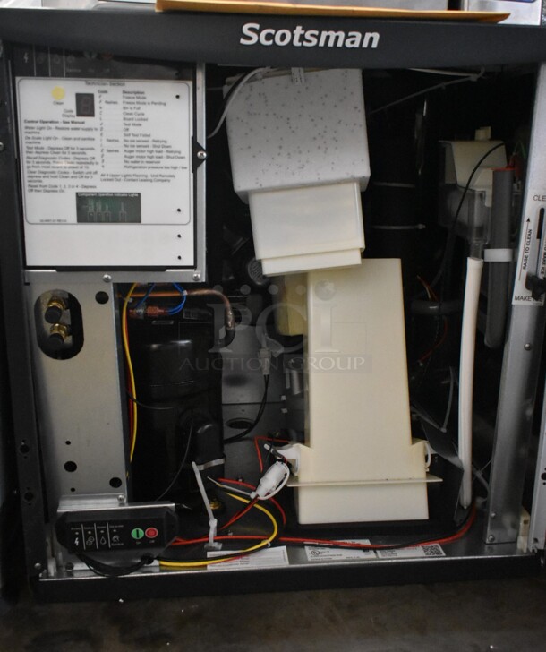 BRAND NEW SCRATCH AND DENT! 2024 Scotsman NS0422A-1B Stainless Steel Commercial Prodigy Plus Series 22" Nugget Ice Machine. 420 lb. 115 Volts, 1 Phase.  - Image 4 of 5