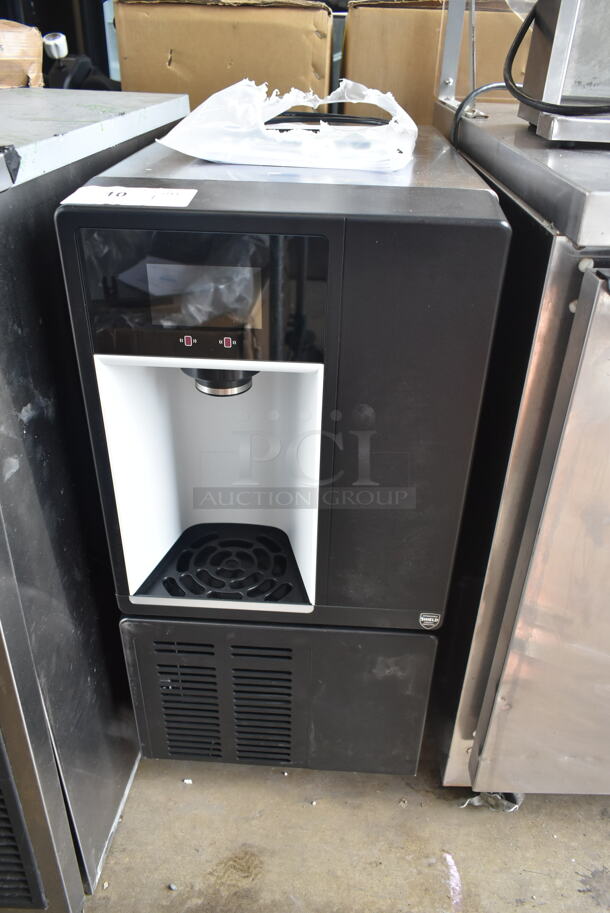 BRAND NEW SCRATCH AND DENT! 2024 Follett 7UD112A-IW-NF-ST-00 Stainless Steel Commercial Countertop Champion 7 Series Chewblet Undercounter Ice Maker and Water Dispenser with 7 lb. Bin. 100 lb. 115 Volts, 1 Phase.  - Image 2 of 5