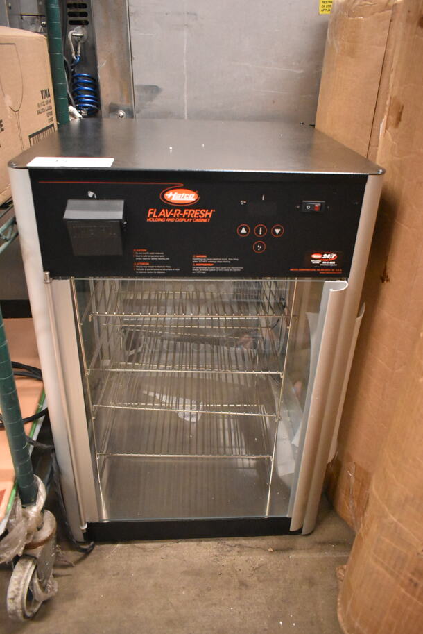 BRAND NEW SCRATCH AND DENT! Hatco FDWD-2X Flav-R-Fresh Two Door Heated Display Cabinet with Humidity Control and Multi-Purpose Rack. 120 Volts, 1 Phase. Tested and Working! - Image 2 of 9